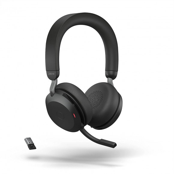 Jabra Evolve2 75 MS Stereo USB-A + Base Black