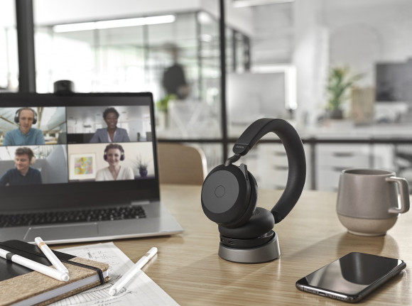 Jabra Evolve2 75 MS Stereo USB-A + Base Black